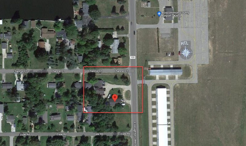 Unknown Motel (Markey Township Hall) - Aerial Map